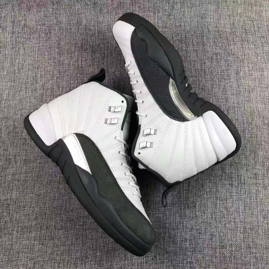 2022 Air Jordan 12 Retro White Grey Shoes - Click Image to Close
